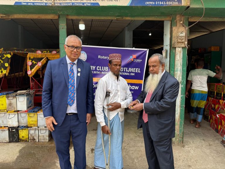 Donation of auto ricksaw 4