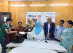 EID Smile multi club project (Distribution of Eid food items to 50 daily basis cleaners of MCHTI, Azimpur) 1